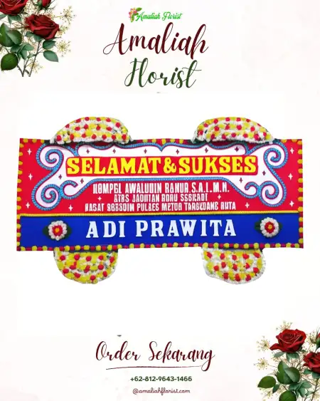 Papan Bunga Ucapan Selamat Ngembal